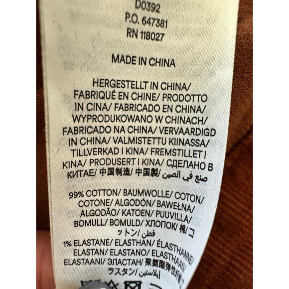 Boden Evie Corduroy Shift Dress in Brown Size 12 - Picture 10 of 11